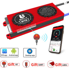 Daly smart bms Lifepo 12S 36V 100A  bluetooth BMS board 24 65 166