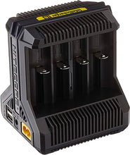 Nitecore i8 8 Steckdosenladegerät für Lithium Ionen , Nickel Metallhydrid und Nickel Cadmium Akkus, schwarz, p