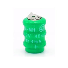 3Pcs Ni-MH-Knopf wiederaufladbare SPS-Datensicherungsbatterie 3,6V 40MAH mit 2Pin-Laschen