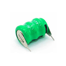3Pcs Ni-MH-Knopf wiederaufladbare SPS-Datensicherungsbatterie 3,6V 40MAH mit 2Pin-Laschen