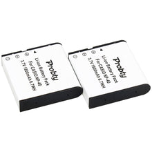 2Pcs 1800mAh NP-40 CNP40 NP40 Digitalkamera Akku, passend für Casio EX-Z30 / P700 PM200 Akku