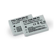 2PCS Kamera Akku nb 5l geeignet für Canon ixus 800 sx220 1400mAh Akku
