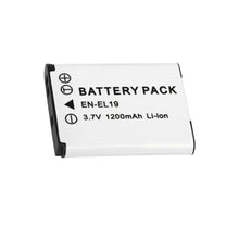EN-EL19 EL19 Akku s2600 s4100 s6400 Kamera Akkuladegerät 1200mAh