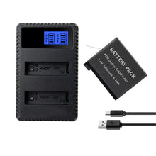 1600mAh Akku, passend für GoPro Hero 4 Bateria, passend für Go Pro Hero 4 Kamera Akkuladegerät