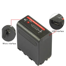 7800mAh np f980 npf980 Canon Akku mit USB-Ladeausgang ccd rv100 dcr-tr7 series