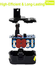 2 Stück P108 Ryobi Akku 18V 6Ah Lithium Ersatzakku für Ryobi P108 RB18L50 RB18L40 RB18L25 RB18