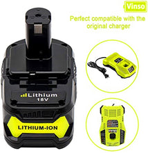 2 Stück P108 Ryobi Akku 18V 6Ah Lithium Ersatzakku für Ryobi P108 RB18L50 RB18L40 RB18L25 RB18