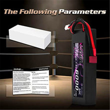 HRB RC Akku 6000 mAh Lipo Batterie 7,4V 60C 2S mit Female T-Stecker Batterie Ersatzakku für RC Auto Flugzeug Helikopter