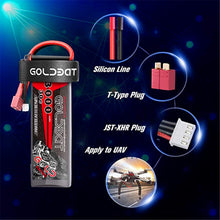 RC Batterie 3000 mAh 11.1 V 3S 30C LiPo Akku Pack mit Dean T Stecker für Flugzeug Modellbau FPV Drone Apex usw.