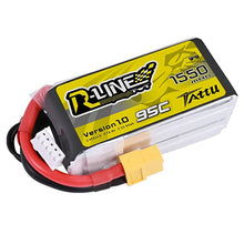 Akku Pack 1550mAh 14.8V 95C 4S for FPV Racing Quadcopters Helikopter Flugzeuge und Modellboote