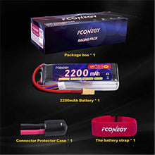 RC Akku 3S 11.1V 2200mAh 40C LiPo Batterie mit XT60 Stecker Modellbau Akkupack für RC Quadcopter Drone FPV