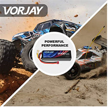 VORJAY 4S 14,8V 60C 6000mAh LiPo Akku mit Deans T Stecker und XT 60 Verbinder Batterie Ersatzakku für Heli Flugzeug Hubschrauber