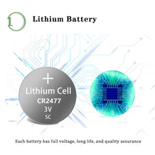 5 stücke cr2477 3V lithium-batterien dl2477 ecR2477 lm2477 kcR2477 cr 2477 Knopfzellen batterie Lithium-batteria