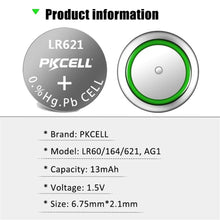 300Pcs/30 Karten G1 Taste Batterien ag1 364 sr621Sw lr621 lr60 cx60 Alkaline Zell Batterie Für Rechner Remote control
