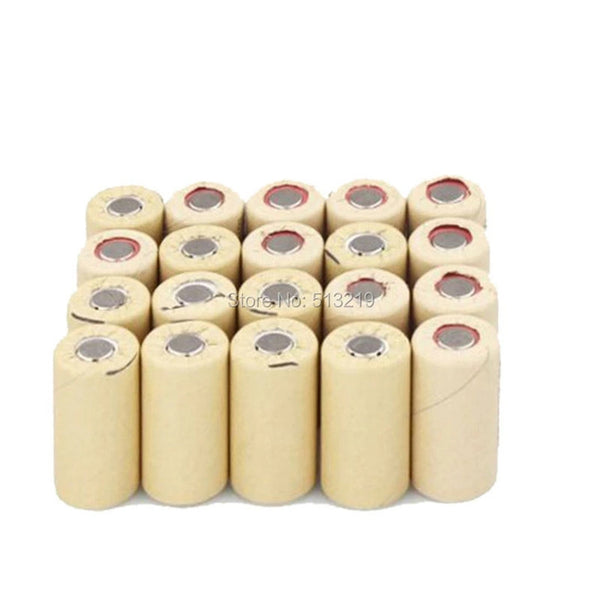30 stücke 2200mah 1,2 v nicd sub c akku power werkzeug Papier Eingewickelt (Flat Top) 10C Hohe Ablauf SC batterien