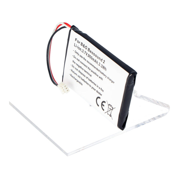 Akku passend für Bang & Olufsen Beosound 2, Li-Ion, 3,7V, 900mAh, 3,3Wh