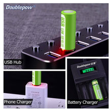 2pcs 1,5V 1400mWh USB AA wiederaufladbarer Lithium-Ionen-Akku für ferngesteuertes Maus-Lüfter-Elektrospielzeug