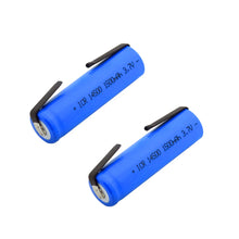 2pcs 14500 3,7V 1500mAh Li Ion Akku mit Taschenlampe, Taschenlampe, Mikrofon, Radio, Gamepad Scheinwerfer, 14500 Akku500