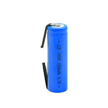 2pcs 14500 3,7V 1500mAh Li Ion Akku mit Taschenlampe, Taschenlampe, Mikrofon, Radio, Gamepad Scheinwerfer, 14500 Akku500