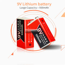 14450 500mAh 9V USB Lithium-Ionen-Polymer-Akku für drahtloses Multimeter-Mikrofon-Headset-Massagegerät