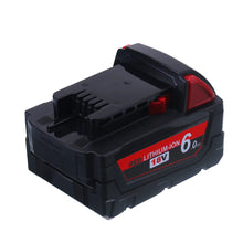 18V 6000mAh Lithium Ionen Elektrowerkzeugakku für Milwaukee M18 48 11 1815 48 11 1850 2646 20 2642 21CT Ersatz M18 Akku