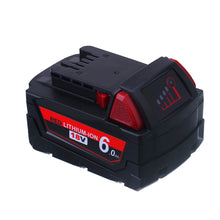 18V 6000mAh Lithium Ionen Elektrowerkzeugakku für Milwaukee M18 48 11 1815 48 11 1850 2646 20 2642 21CT Ersatz M18 Akku