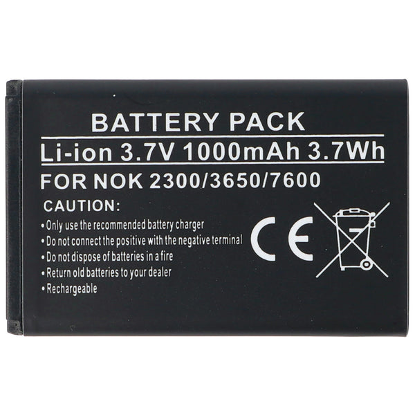 Passend für Nokia BL-5C Akku als Duplikat Akku von AccuCell, 1100mAh