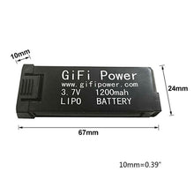 Batterie 3,7 V 1200mAh Ersatz Elektronische Für JY019 S168 E58 M68