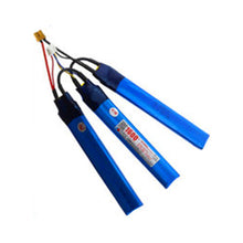 2PCS XT30 Plug-in Drillinge 1600mAh Schwamm weiches Auswurfspielzeug Power Polymer Akku 11,1V 6020122