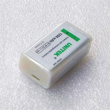 2 STÜCKE USB 9 V Lithium Ionen Akku 1200 mAh 6F22 Lithium Batterie Mikrofon Gitarre EQ Rauchmelder Multimeter Hubschrauber