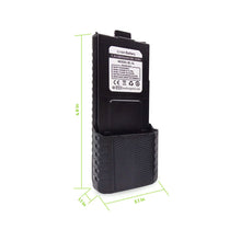 BaoFeng, BTECH BL 5L 3800mAh Li Ion Akku, Akku mit großer Kapazität, geeignet für UV 5X3, BF F8HP und UV 5R Funkgeräte