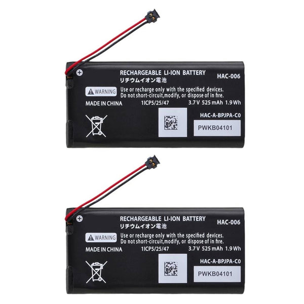 2 stücke 525mAh HAC 006 Schalter Batterie HAC BPJPA C0  HAC A JCR C0 Für Nintendo Schalter Ns Freude Con controller