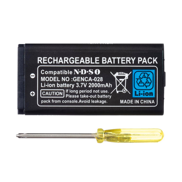 OSTENT 2000mAh Li-Ion Akku + Nintendo DSi NDSi Werkzeugsatz