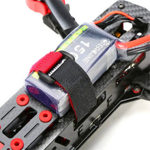 10 Stück Lipo-Batterie-Zurrgurt 260 mm für FPV RC-Drohne - Rot