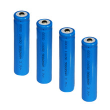 2 Stück 18650 3,7 V 4000 mAh Akku Wiederaufladbare Batterien für LED-Taschenlampe Große Kapazität