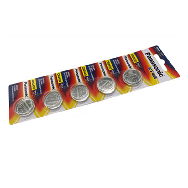 5 Stück Aufzugsbatterie CR2430 3V 285mAh Kartenbatterie