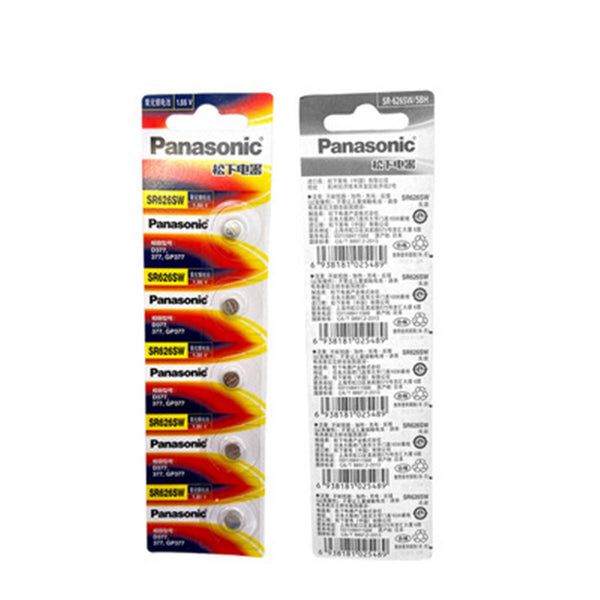 10 Stück SR626SW1.55v Batterien für LR626h Quarzuhr AG4 377 a377s Uhr