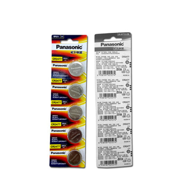 5 Stück CR2477 3V 1000mAh Kartenbatterien für Kleingeräte