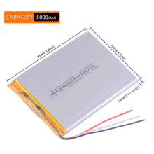 3.7V 407095 357095 5000mAh Lithium Ionen Akku Tablet PC 7 Zoll MP3 MP4 Ersatz 357095 3Linie