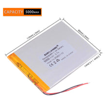 Lithium Ionen Akku 3,7 V Tablet-Computer 3,7 V 5000 mAh geeignet für 8 Zoll n83, n86 a85, a86 Tablet-Computer Akku 3580110
