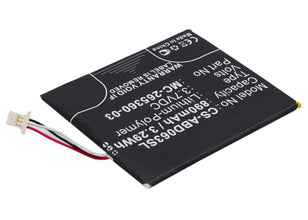 3.7V 890mAh E-book akku für  kindle 499 kindle 558 Kindle 7 Kindle 7th Generation Kindle 8 Kindle 8th Generation Kindle X SY69JL WP63GW Li-Polymer