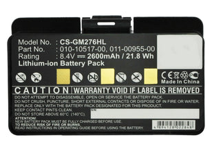 8.4V 2600mAh GPS, Navi akku für 010-00543-00 100054300 3580100054300 EGM478  GPSMAP 378 GPSMAP 478 GPSMAP 495 GPSMAP478 Li-ion