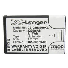 3.7V 2200mAh GPS, Navi akku für  Montana 600 Montana 600T Montana 600t Camo Montana 650 Montana 650T Montana 680 Montana 680T Monterra Li-ion