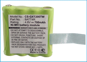 4.8V 700mAh Funkgerät akku für Midland Switel Motorola Ni-MH