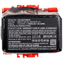 18.5V 2500mAh Rasenmäher akku für Gardena Husqvarna Li-ion