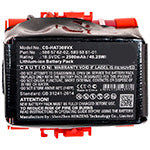 18.5V 2500mAh Rasenmäher akku für Gardena Husqvarna Li-ion