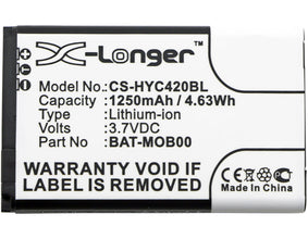 3.7V 1250mAh Barcodelesegerät akku für Captuvo SL22 Captuvo SL42 Captuvo SL62 Enterprise Sled Li-ion