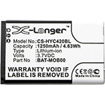 3.7V 1250mAh Barcodelesegerät akku für Captuvo SL22 Captuvo SL42 Captuvo SL62 Enterprise Sled Li-ion