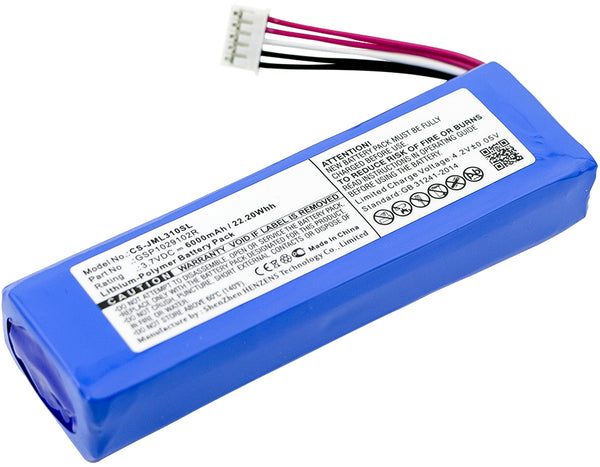 3.7V 6000mAh Lautsprecher akku für  Charge 2 Charge 2 Plus Charge 2+ Charge 3 2015 Charge 3 2015 Version Li-Polymer