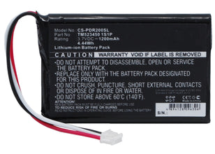 3.7V 1200mAh GPS, Navi akku für Drive GPS 200 PDR200 Li-ion